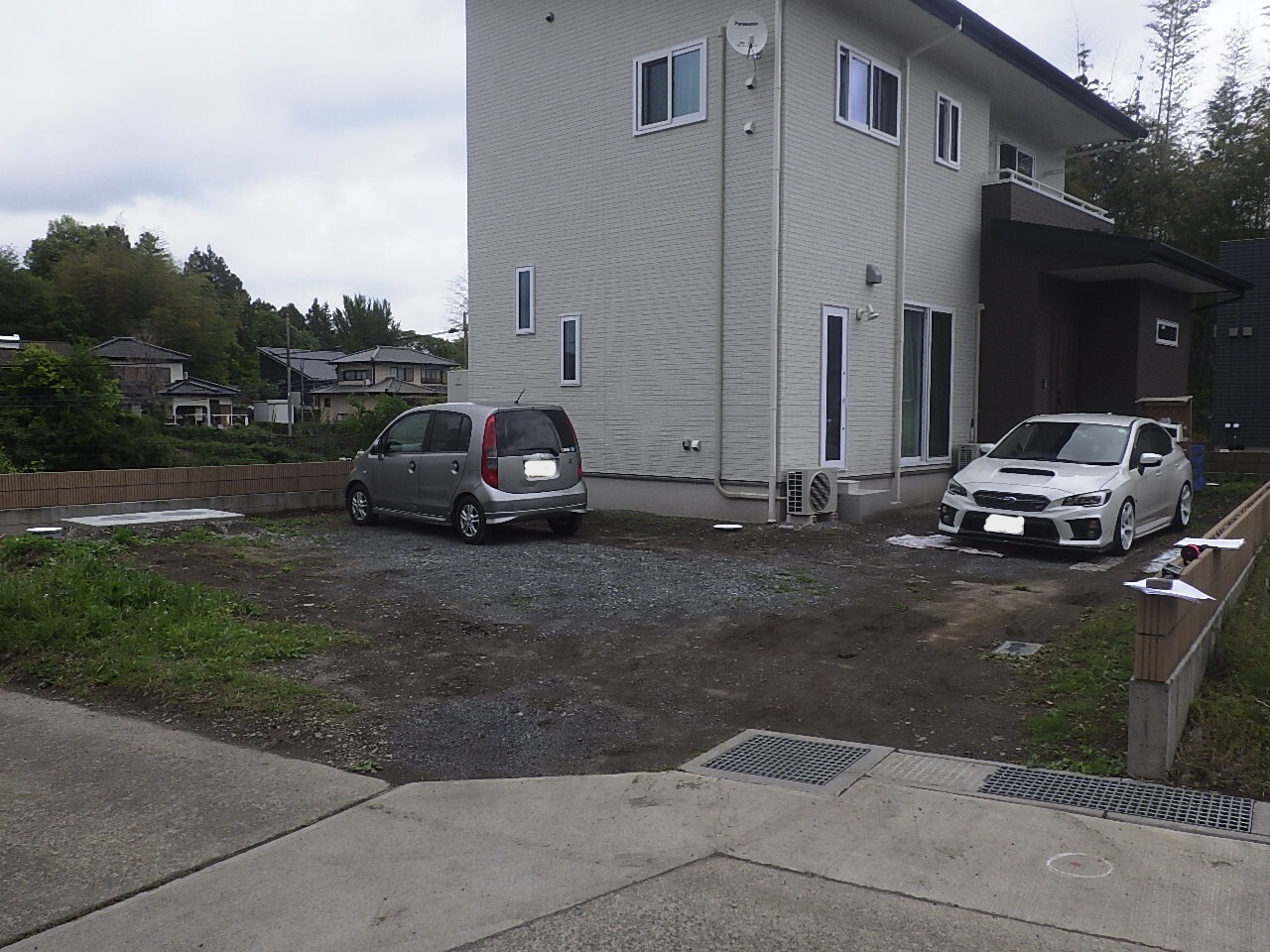 写真：ヤンマーアグリジャパン前橋支店様 駐車場整備工事の工事前