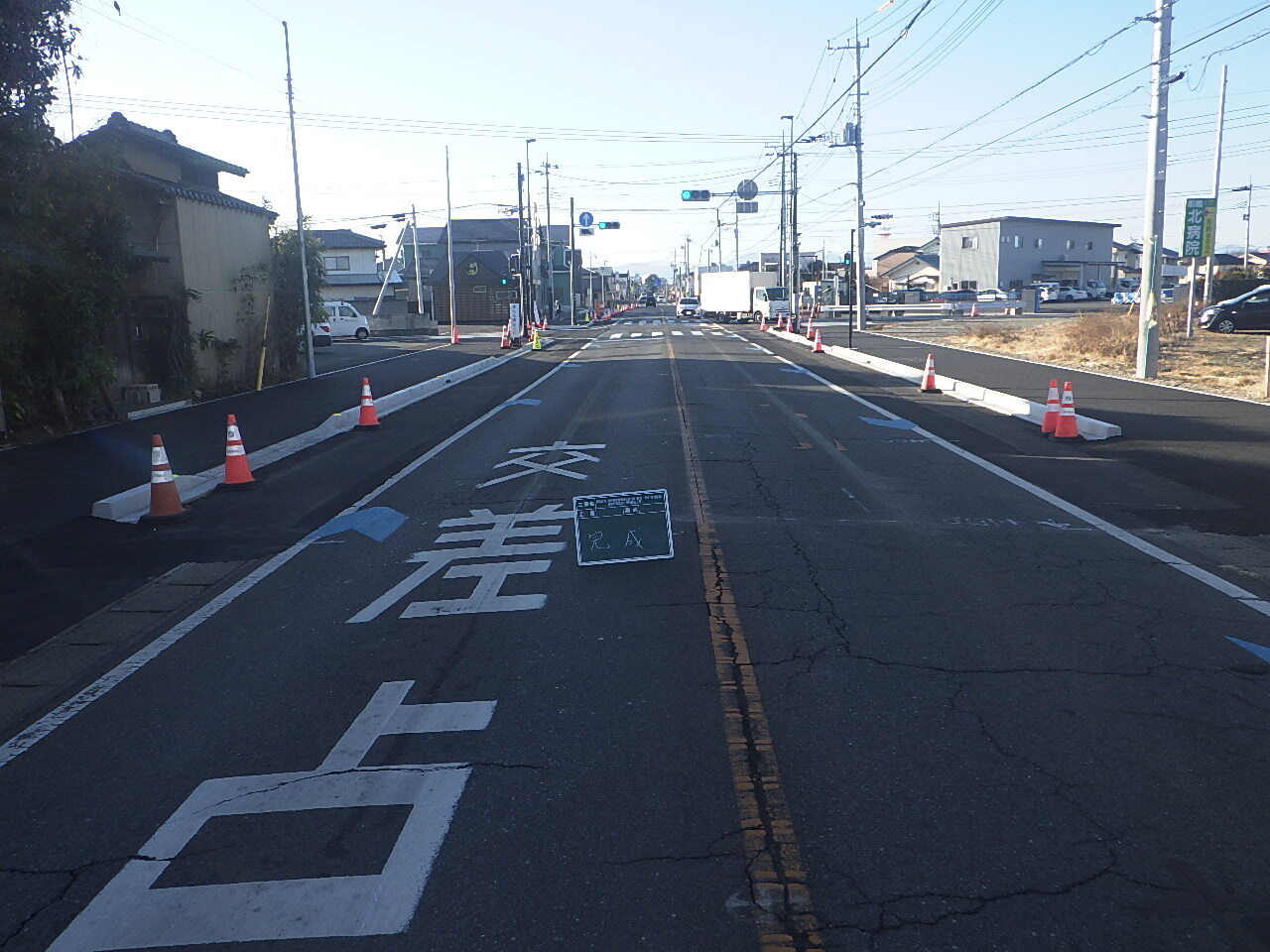 写真：舗装された道路