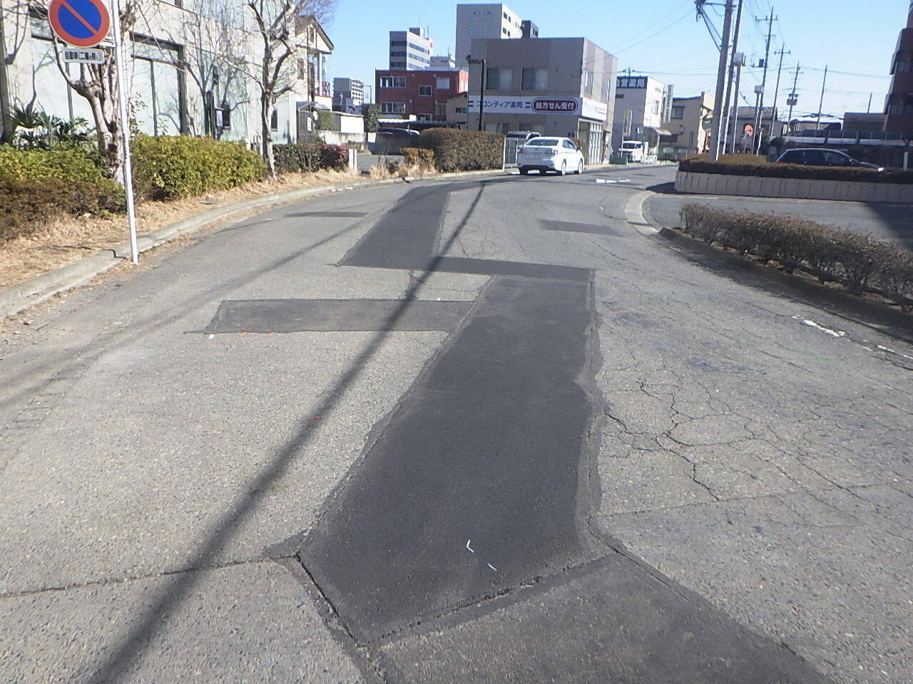 写真:本庁管内配水管布設替工事(耐震第1号)の工事後